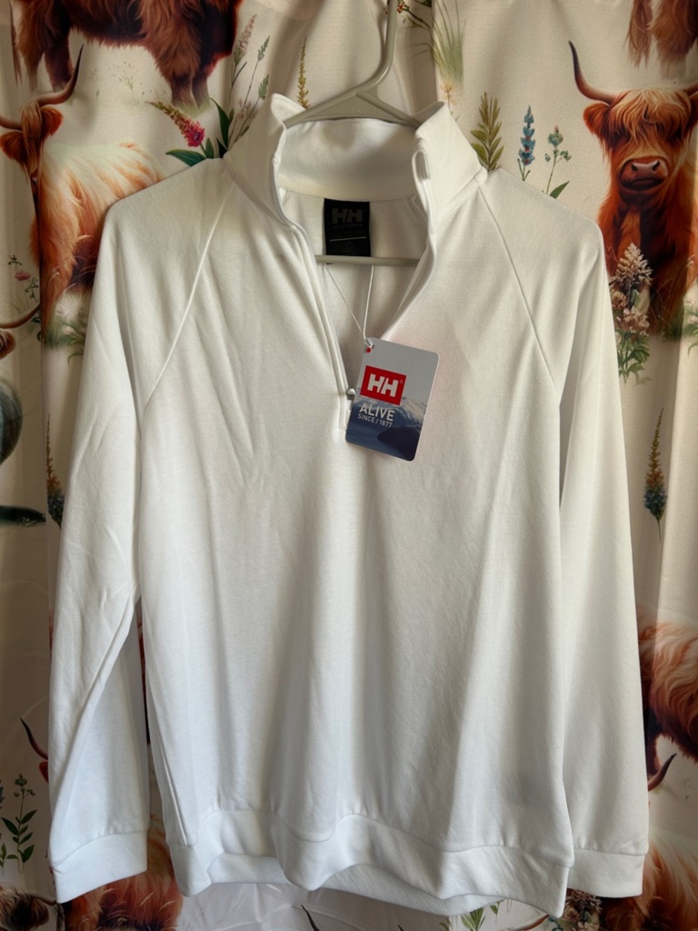 Helly Hansen White Women’s Half Zip Pullover